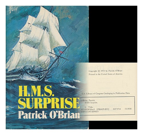O'BRIAN, PATRICK (1914-2000) H. M. S. Surprise 1973 First Edition Hardcover - Afbeelding 1 van 1