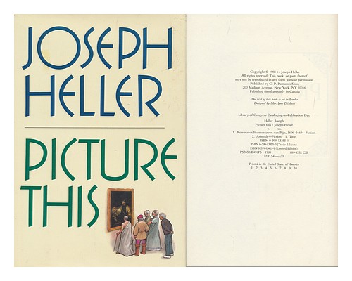 HELLER, JOSEPH Picture This / Joseph Heller 1988 First Edition Hardcover - Bild 1 von 1