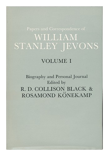 JEVONS, WILLIAM STANLEY (1835-1882). BLACK, R. D. COLLISON. KONEKAMP, ROSAMOND ( - Picture 1 of 1