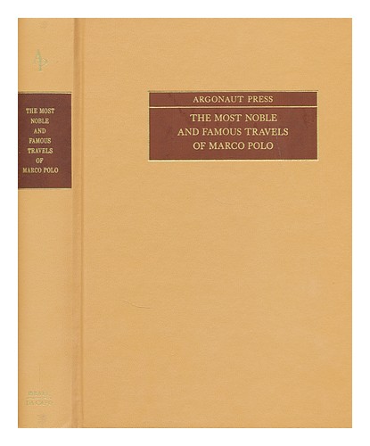 POLO, MARCO  (1254-1323?) The most noble and famous travels of Marco Polo  / edi - Picture 1 of 1