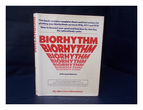 GITTELSON, BERNARD Biorhythm : a personal science / by Bernard Gittelson 1976 Ha - Picture 1 of 1
