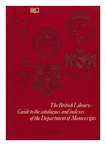BRITISH LIBRARY. DEPT. OF MANUSCRIPTS The British Library guide to the catalogue - Foto 1 di 1