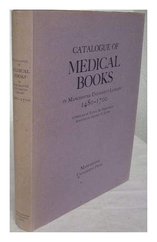 JOHN RYLANDS UNIVERSITY LIBRARY OF MANCHESTER. Catalogue of medical books in Man - Picture 1 of 1