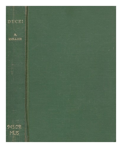 HALSKETTE, R Duce! Aufstieg und Fall von Benito Mussolini 1971 Erstausgabe Hardco - Bild 1 von 1