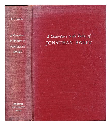 SHINAGEL, MICHAEL A concordance to the poems of Jonathan Swift / edited by Micha - Zdjęcie 1 z 1