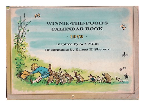 SHEPARD, ERNEST H; MILNE, A A Winnie-the-Pooh's calendar book 1976 1976 Paperbac - Zdjęcie 1 z 1
