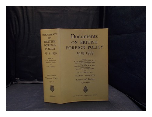 GROSSES BRITISCHES AUSSENAMT Dokumente zur britischen Außenpolitik 1919-1939. Tannen - Bild 1 von 1