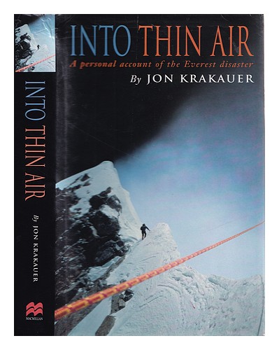 KRAKAUER, JON In die dünne Luft: Ein persönlicher Bericht über die Mount Everest-Katastrophe 1 - Bild 1 von 1