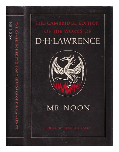 LAWRENCE, D. H. (1885-1930)  Mr Noon 1984 First Edition Hardcover - Picture 1 of 1