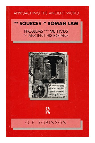 ROBINSON, O. F. The sources of Roman law : problems and methods for ancient hist - Picture 1 of 1