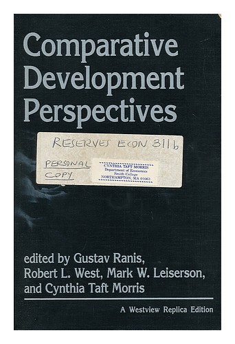 GUSTAV RANIS (ED. ) (ET AL. ) Comparative Development Perspectives : Essays in H - Afbeelding 1 van 1